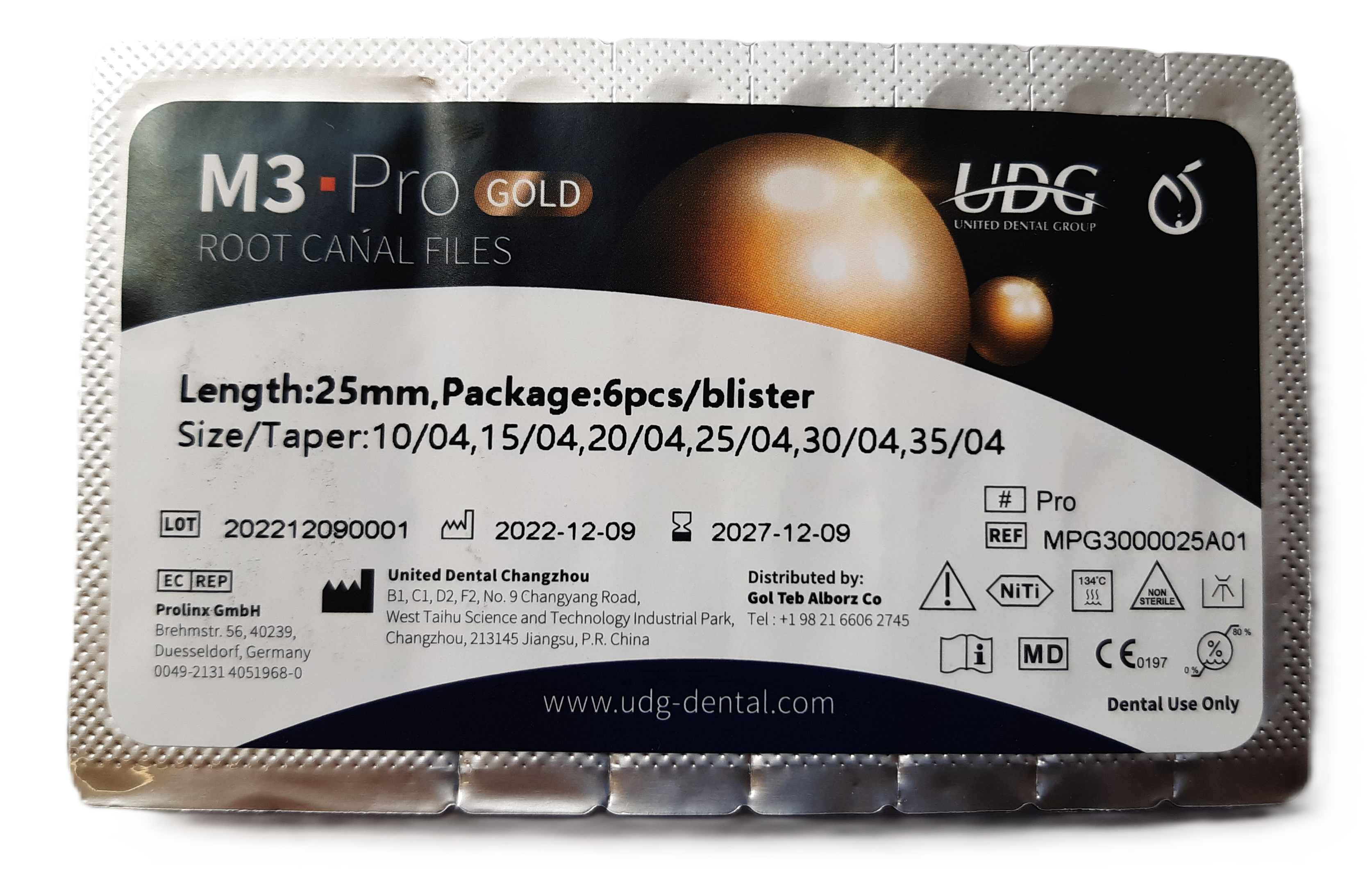 فایل روتاری ام تری پرو گلد (آسورت 2023 - %4) M3 Pro Gold Assorted